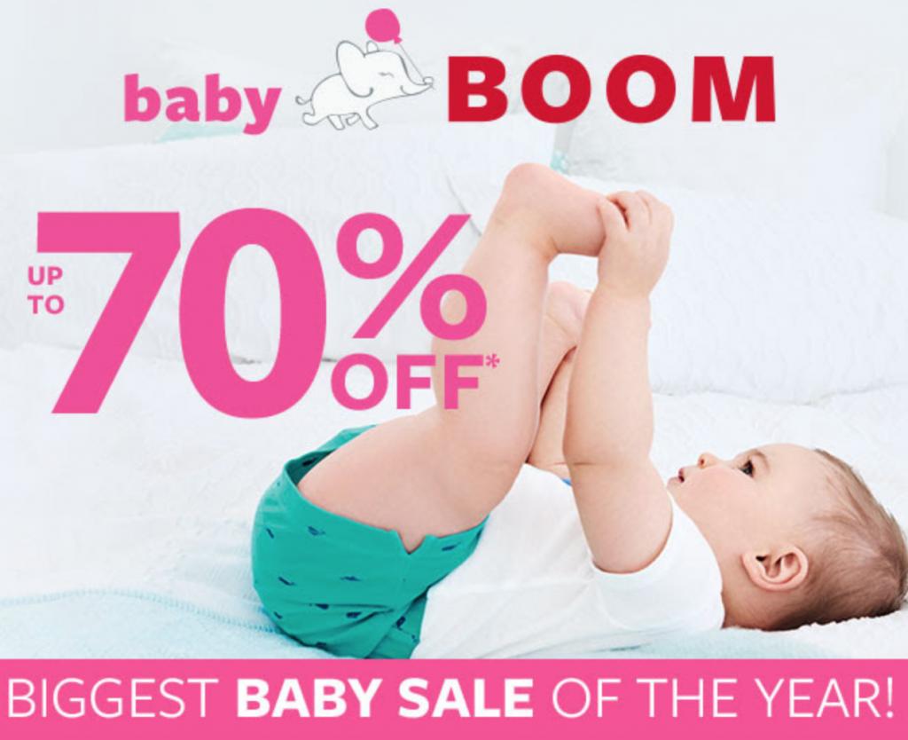 Baby Boom Sale Starts Now! Up To 70% Off At Carters Plus, Couple With Promo Codes!