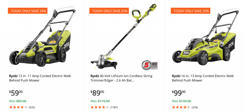 Save Big On Outdoor Power Equipment Today Only At Home Depot!