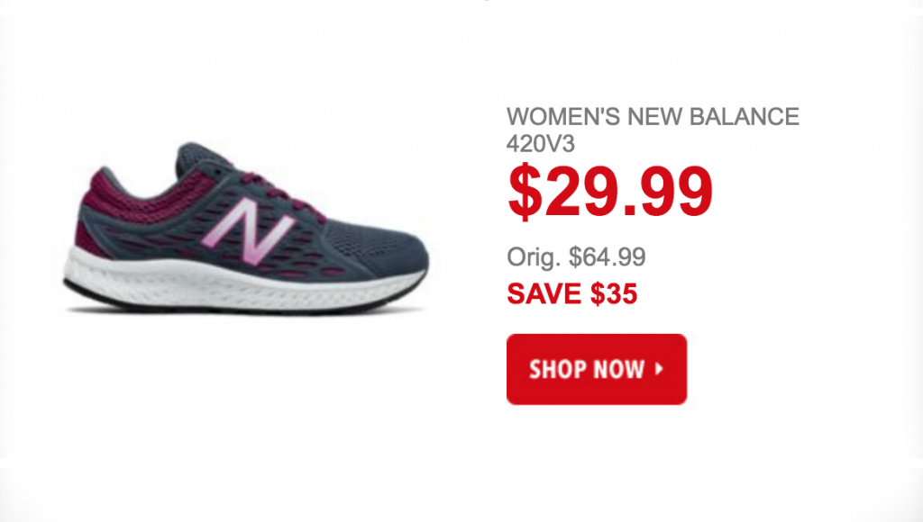 Women’s New Balance 420v3 $29.99! (Reg. $64.99)