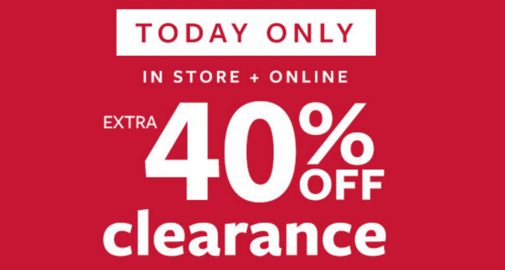 Take An Extra 40% Off Clearance At Carters Today Only!