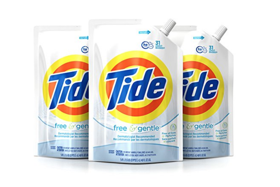 Tide Liquid Laundry Detergent Smart Pouch 3-Count 93-Loads Just $14.09 Shipped!
