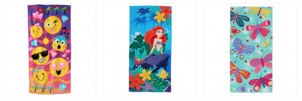 STOCK UP PRICE! Kids Character Beach Towels Just $6.79 At Kohl’s!