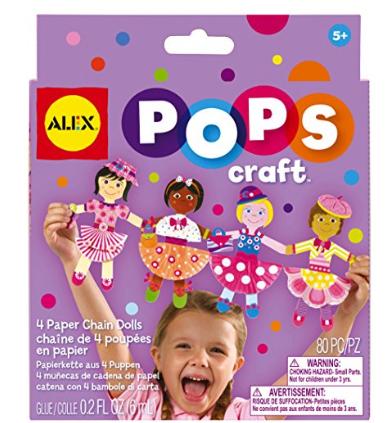 ALEX Toys POPS Craft 4 Paper Chain Dolls – Only $2.62! *Add-On Item*