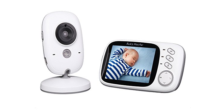 Baby Monitor 3.2inch LCD Display Video Baby Monitor with Night Vision – Just $52.49!