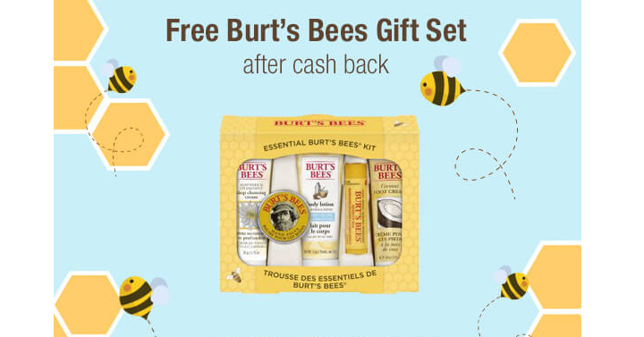 Hot Freebie! Get a FREE Burt’s Bees Gift Set from TopCashBack!