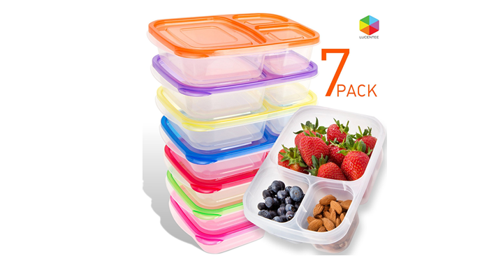 Set of 7 Bento Lunch Box Containers – Just $11.99!