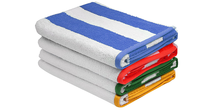 Premium Quality Cabana Beach Towels – Pack of 4 – Just $29.99!
