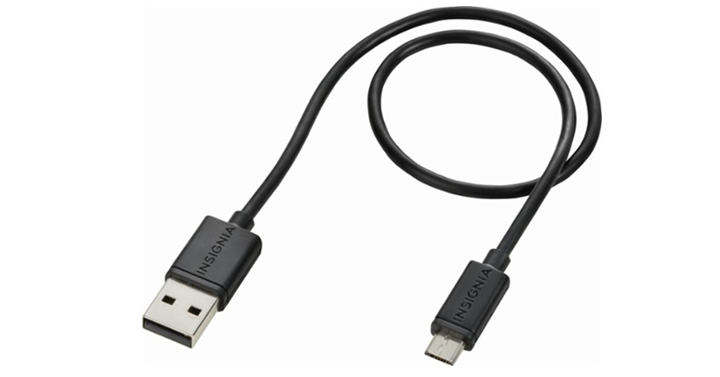 Insignia 1′ Short Micro USB Charge and Sync Cable – Just $1.99!
