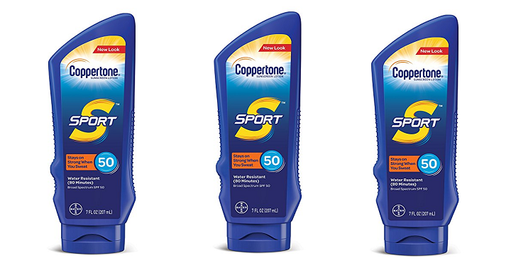 Coppertone Sport Sunscreen Lotion SPF 50 Only $3.79 Shipped!
