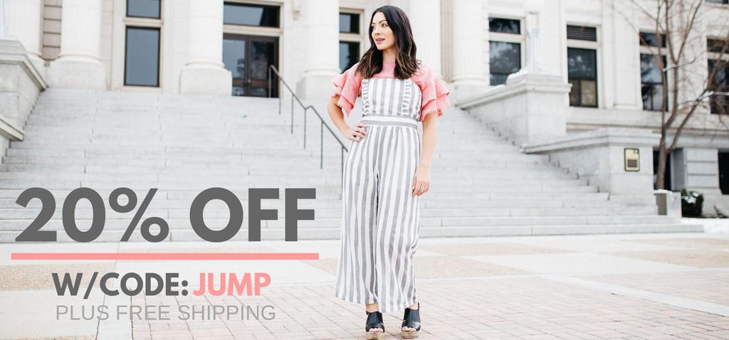 Spring Jumpsuits from Cents of Style! 20% off with FREE Shipping!