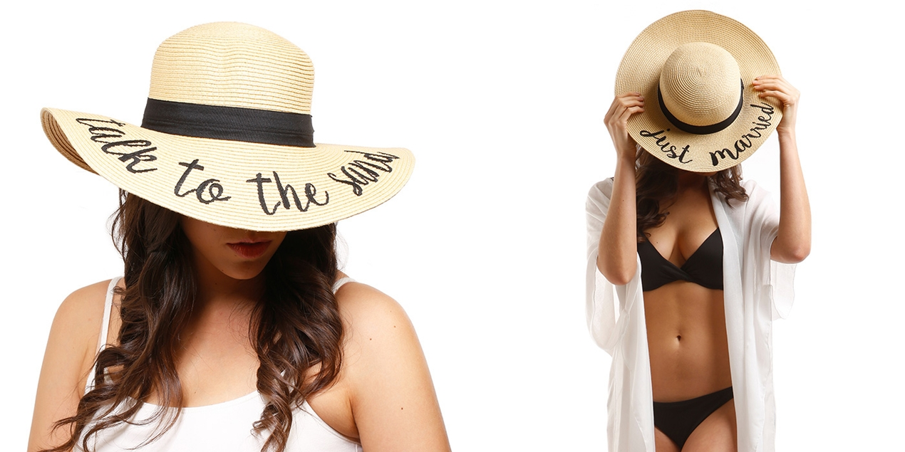 Super Cute Embroidered Adjustable Floppy Beach Hat—$11.99! FREE Shipping!