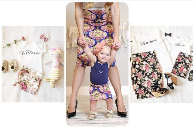 Mommy & Me Floral Pencil Skirts – Only $5.99!