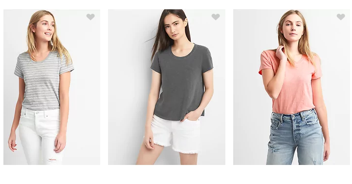 Wow! Gap: Last Call Spring Sale- Items up to 70% off + Extra 40% off + FREE Shipping! Women’s Summer Tees Only $4.85 Shipped!