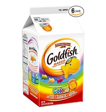 Pepperidge Farm Goldfish Crackers, Colors, 30 Ounce (Pack of 6) – Only $26.29!