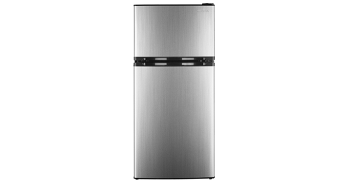 Insignia 4.3 Cu. Ft. Compact Refrigerator – Stainless Steel Look – Just $149.99!