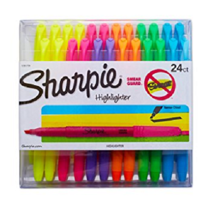 Sharpie 24 Count Accent Pocket Highlighters Just $9.48!