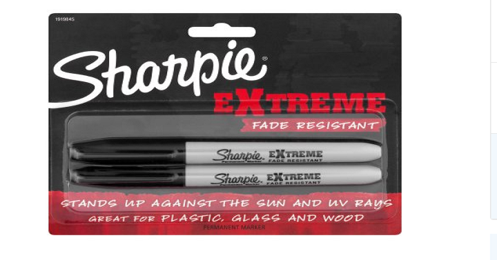 Sharpie Extreme Permanent Marker 2 Pack Only $1.66!