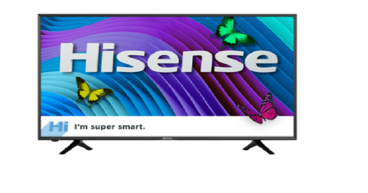 Hisense 55″ Class 4K HD Smart TV with HDR Only $299.99 + Free Shipping! (Reg. $420)
