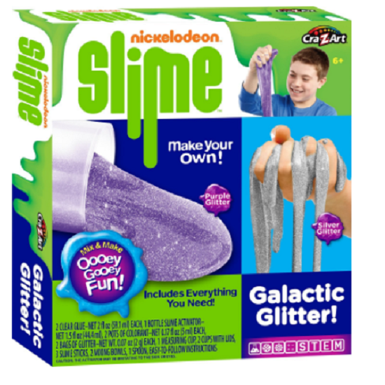 Nickelodeon Cra-Z-Slime Galactic Glitter Slime Kit Only $9.90! (Reg. $19)