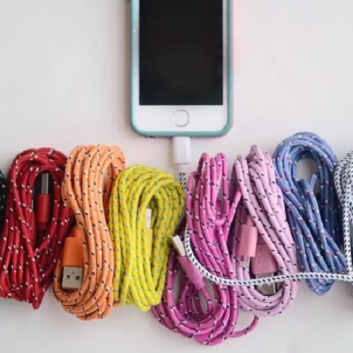 10 Foot Bungee Charging Cable| iPhone + Samsung Only $3.99! (Reg. $15)