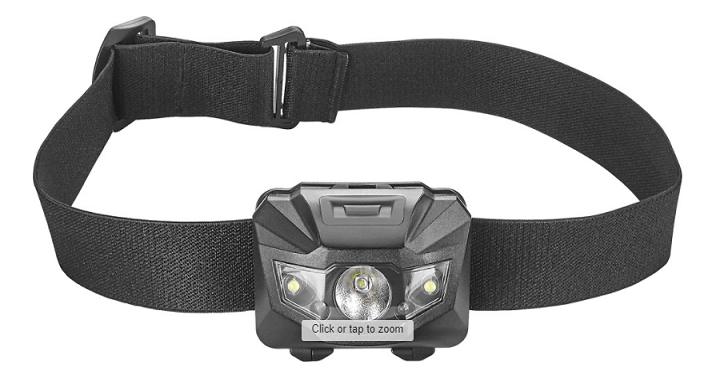 Insignia Water-resistant LED Headlamp for Only $7.49! (Reg. $25)