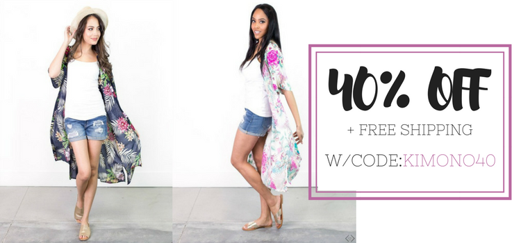 Still Available at Cents of Style! Spring Kimonos for 40% Off! Free Shipping!