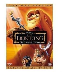 The Lion King (DVD, 2003, 2-Disc Set, Platinum Edition) $10.99