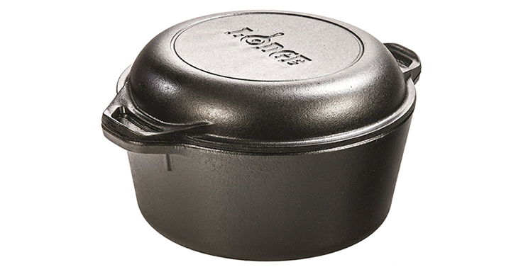 Lodge Double Dutch Oven and Casserole with Skillet Cover, 5-Quart – Just $37.99!