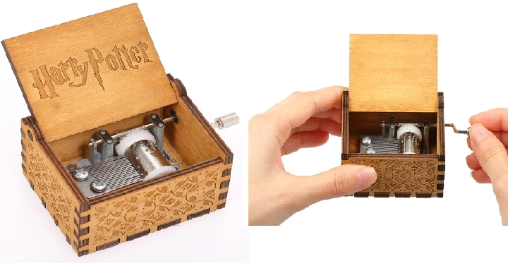 Harry Potter Vintage Wooden Theme Song Music Box Only $5.99 Shipped!