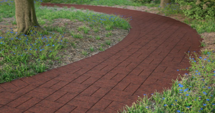 Oldcastle 8 in. x 4 in. x 1.75 in. Red/Charcoal Concrete Holland Pavers Only $0.33 Each! (Reg. $0.58)