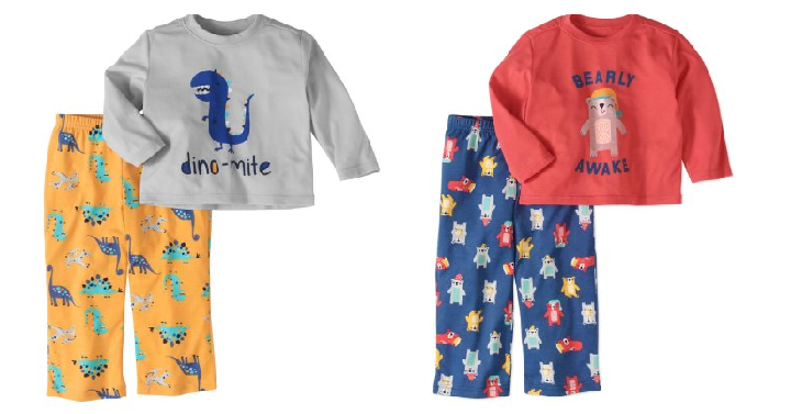 Hurry! Toast & Jammies Toddler Boy Long Sleeve Pajamas, 2pc Set Only $3.00! (Reg. $15)