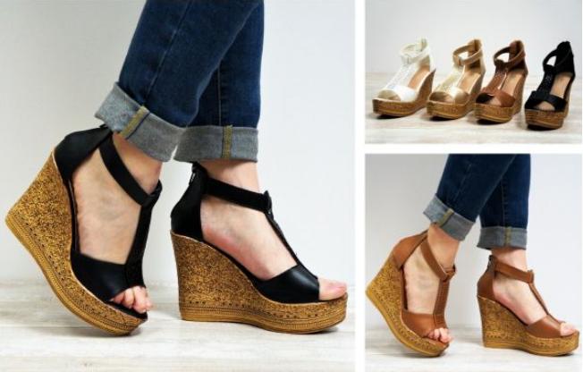Women’s Platform Wedge Sandals – Only $16.99!