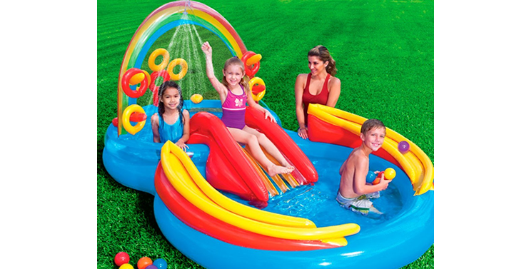 Intex Rainbow Ring Inflatable Play Center – Just $35.98!