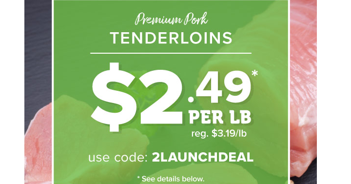 Take 22% Off with Code! Premium Pork Tenderloins from Zaycon!