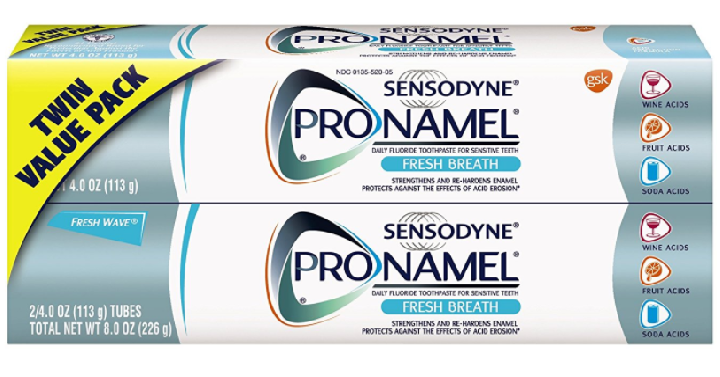 SENSODYNE PRONAMEL Toothpaste Fresh Breath (Pack of 2) Only $7.97 Shipped!