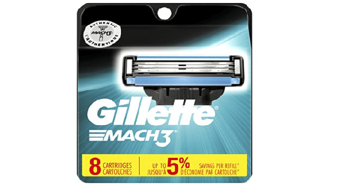 Gillette Mach3 Men’s Razor Blades (8 Blade Refills) Only $10.90 Shipped!