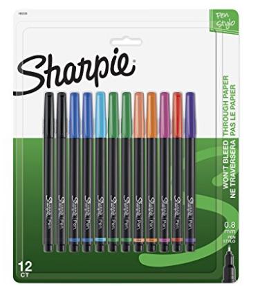 Sanford Sharpie Pen, Fine Point, Assorted Colors, 12-Count – Only $9.15! Great Reviews!