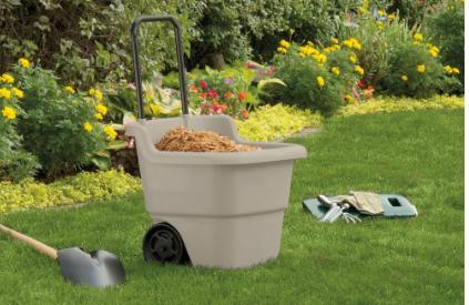 Suncast 15 Gal. Portable Resin Lawn Cart – Only $19.88!