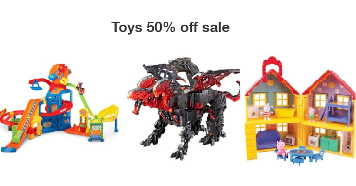 RUN! Target has Toys 50% off! Fisher-Price, VTech, Disney and More!