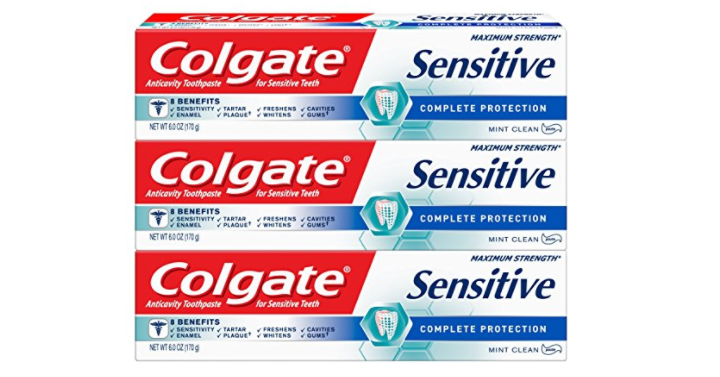 Colgate Sensitive Toothpaste Mint 6 ounce (3 Pack) Only $6.79 Shipped!