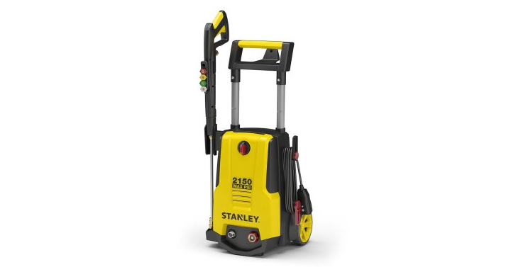 Stanley Electric Pressure Washer with Spray Gun, Wand, Hose, Nozzles & High Pressure Foam Cannon – Just $138.87!