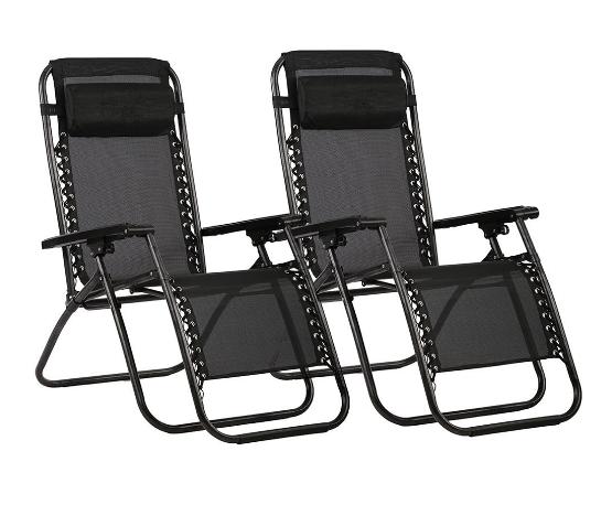 Zero Gravity Chairs (Pack of 2) – Only $54.88 Shipped!