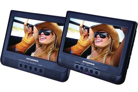 Sylvania 10″ Dual-Screen DVD & Media Player—$59.99! (Reg $79.99)