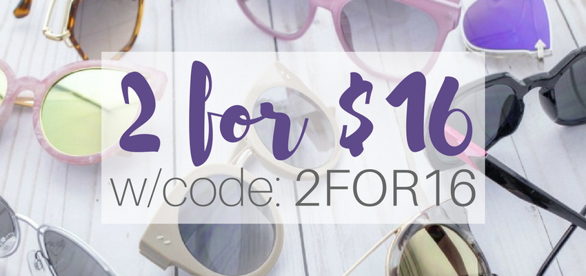 Cents of Style – 2 For Tuesday – CUTE Sunglasses – Just 2 for $16.00! FREE SHIPPING!