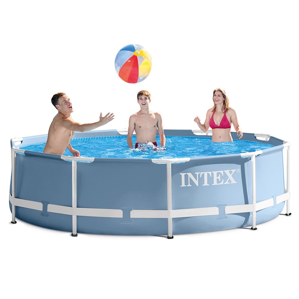 Intex 12ftx30in Prism Frame Pool Set with Filter Only $77.57 Shipped!