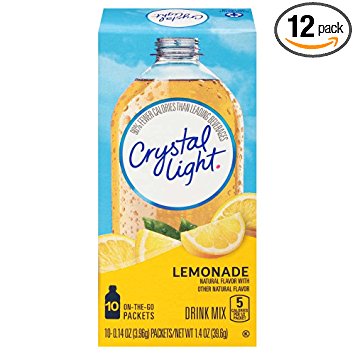 Crystal Light Drink Mix (Lemonade) On the Go Packets – 120 Count Only $11.40 Shipped!