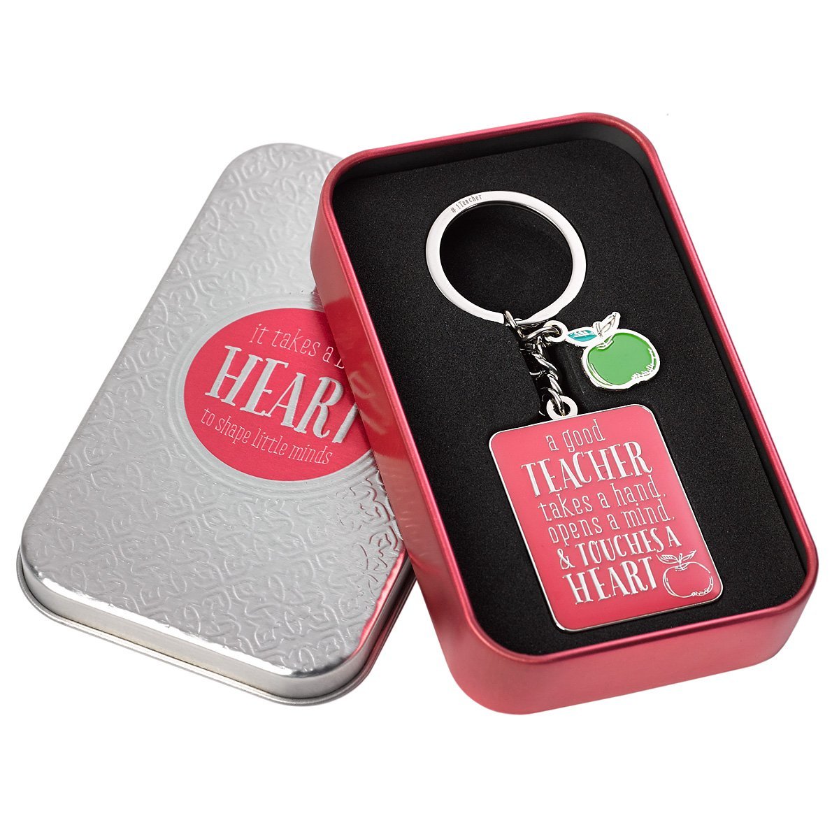 Pink Blessings to the Teacher “Touches a Heart” Keyring Only $7.99!