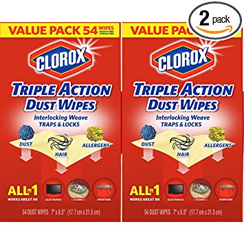 Clorox Triple Action Dust Wipes (2 Pack) Only $9.50 Shipped!