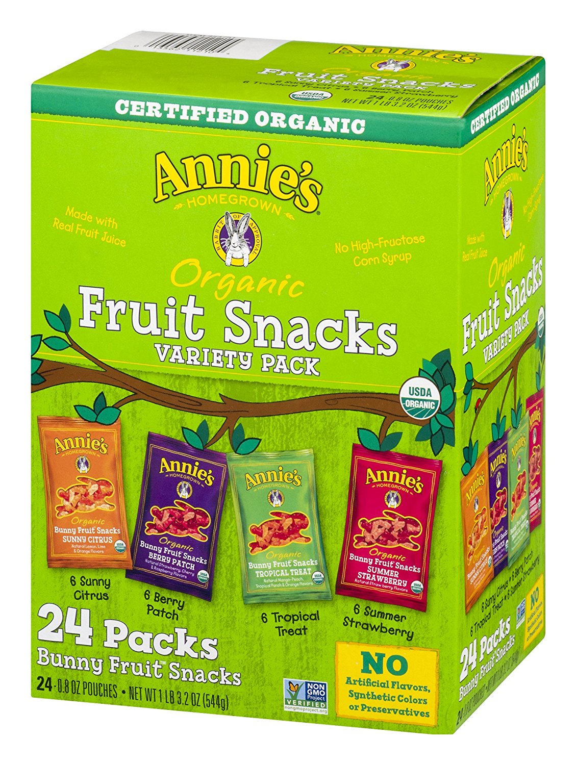 Annie’s Organic Bunny Fruit Snacks 24-Count $9.16 Shipped!