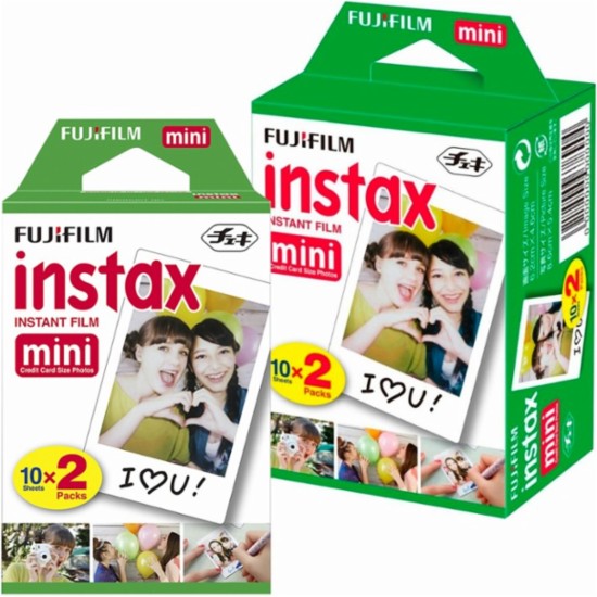 Two 2-Packs of Fujifilm instax mini Instant Color Film—$24.00!